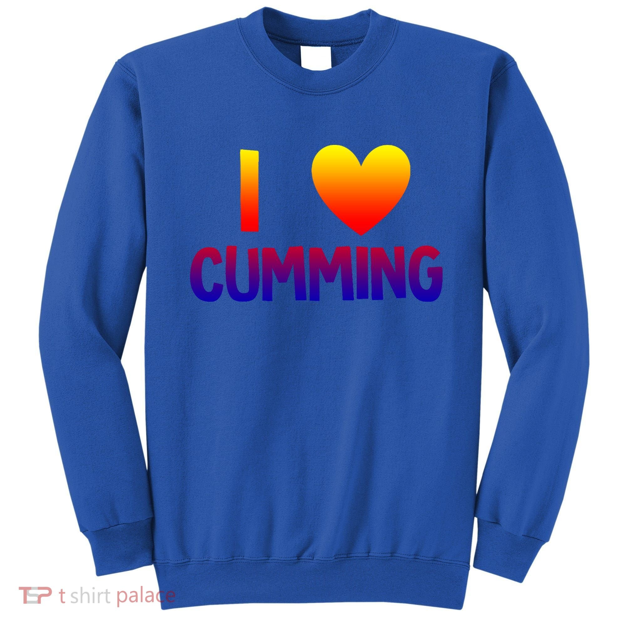 I Love Cumming Georgia Forsyth County Lover State Home Ga Gift Sweatshirt