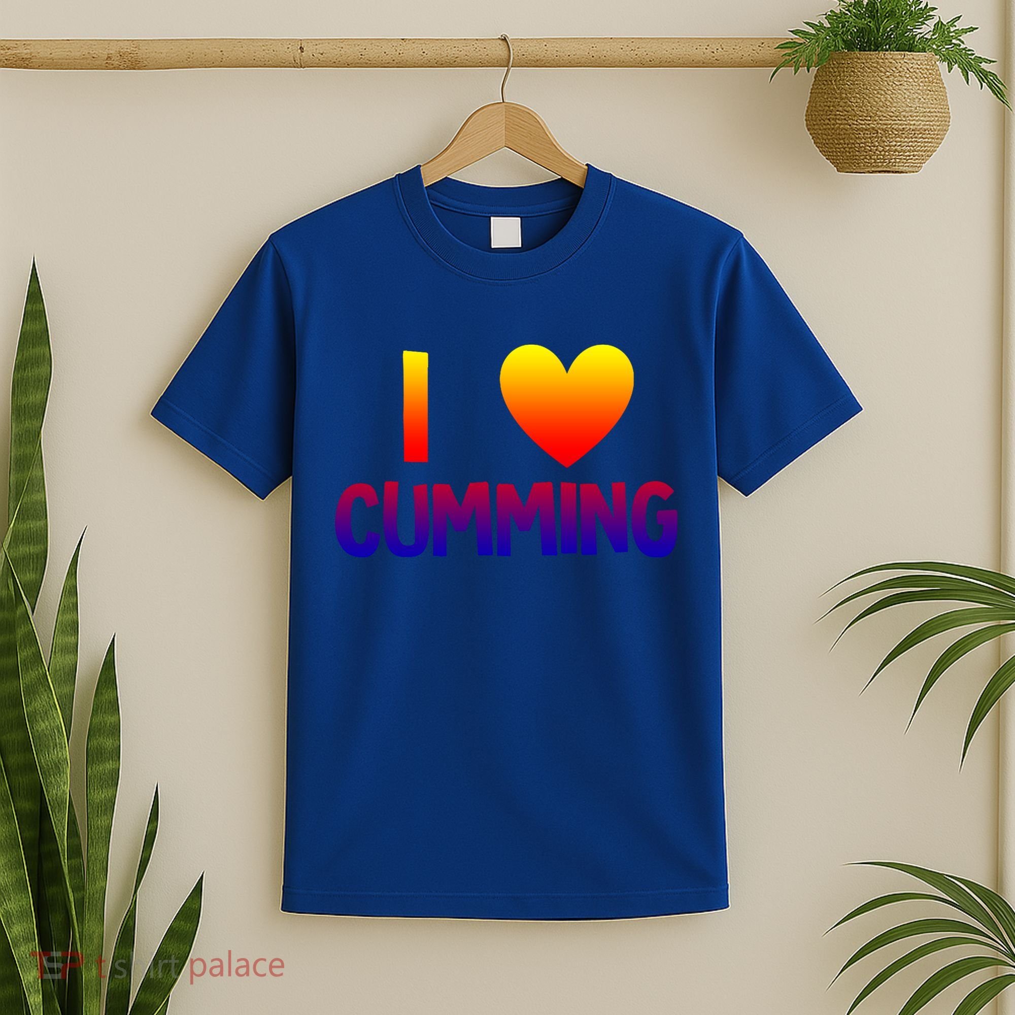 I Love Cumming Georgia Forsyth County Lover State Home Ga Gift T-Shirt