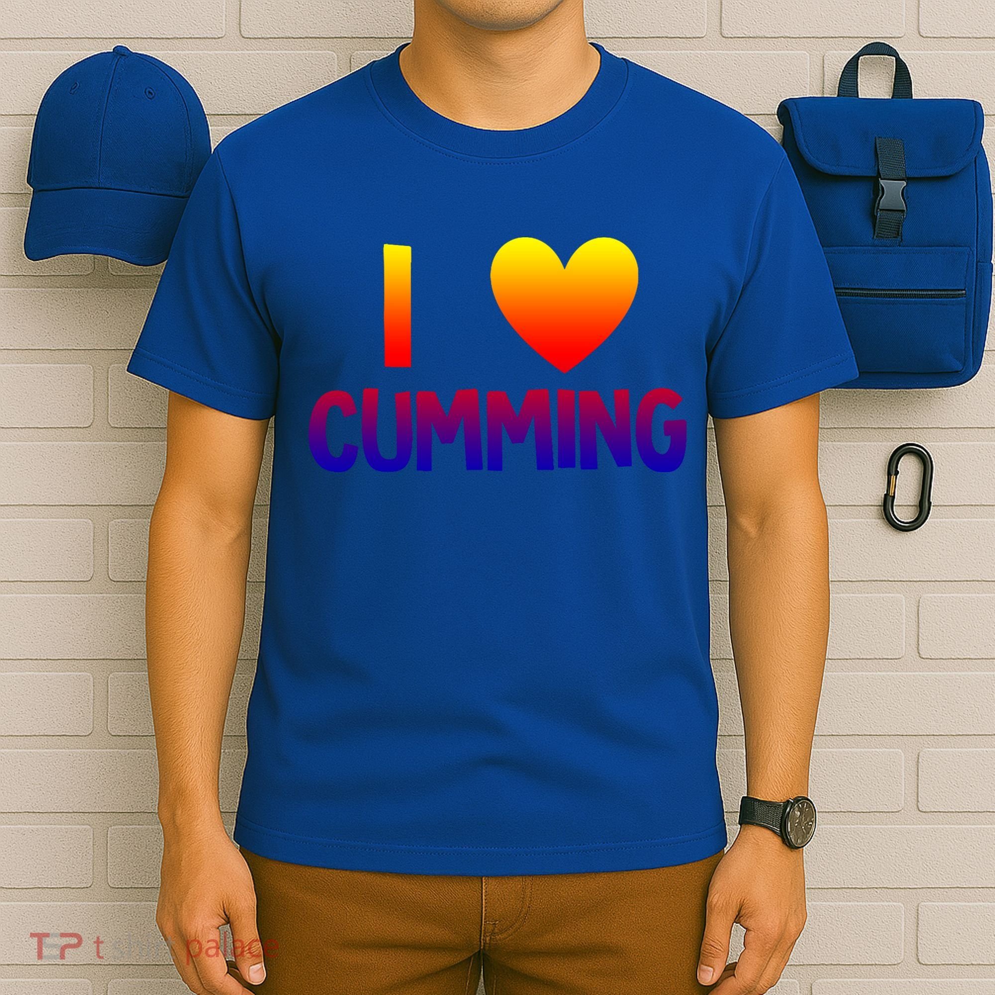 I Love Cumming Georgia Forsyth County Lover State Home Ga Gift T-Shirt