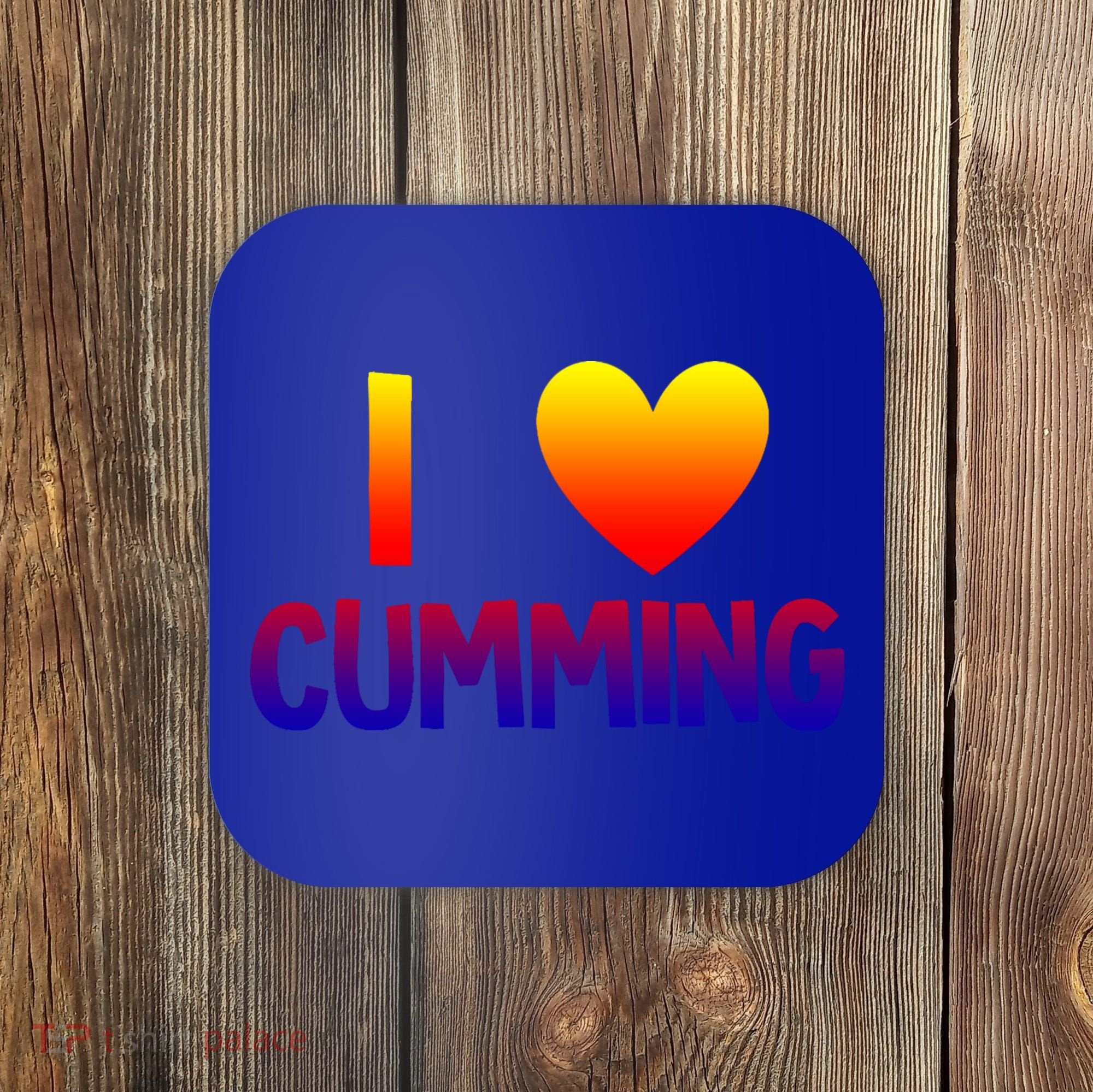 I Love Cumming Georgia Forsyth County Lover State Home Ga Gift Coaster