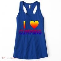 I Love Cumming Georgia Forsyth County Lover State Home Ga Gift Women's Tank Top thumb 0