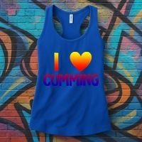 I Love Cumming Georgia Forsyth County Lover State Home Ga Gift Women's Tank Top thumb 3