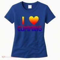 I Love Cumming Georgia Forsyth County Lover State Home Ga Gift Women's T-Shirt thumb 0
