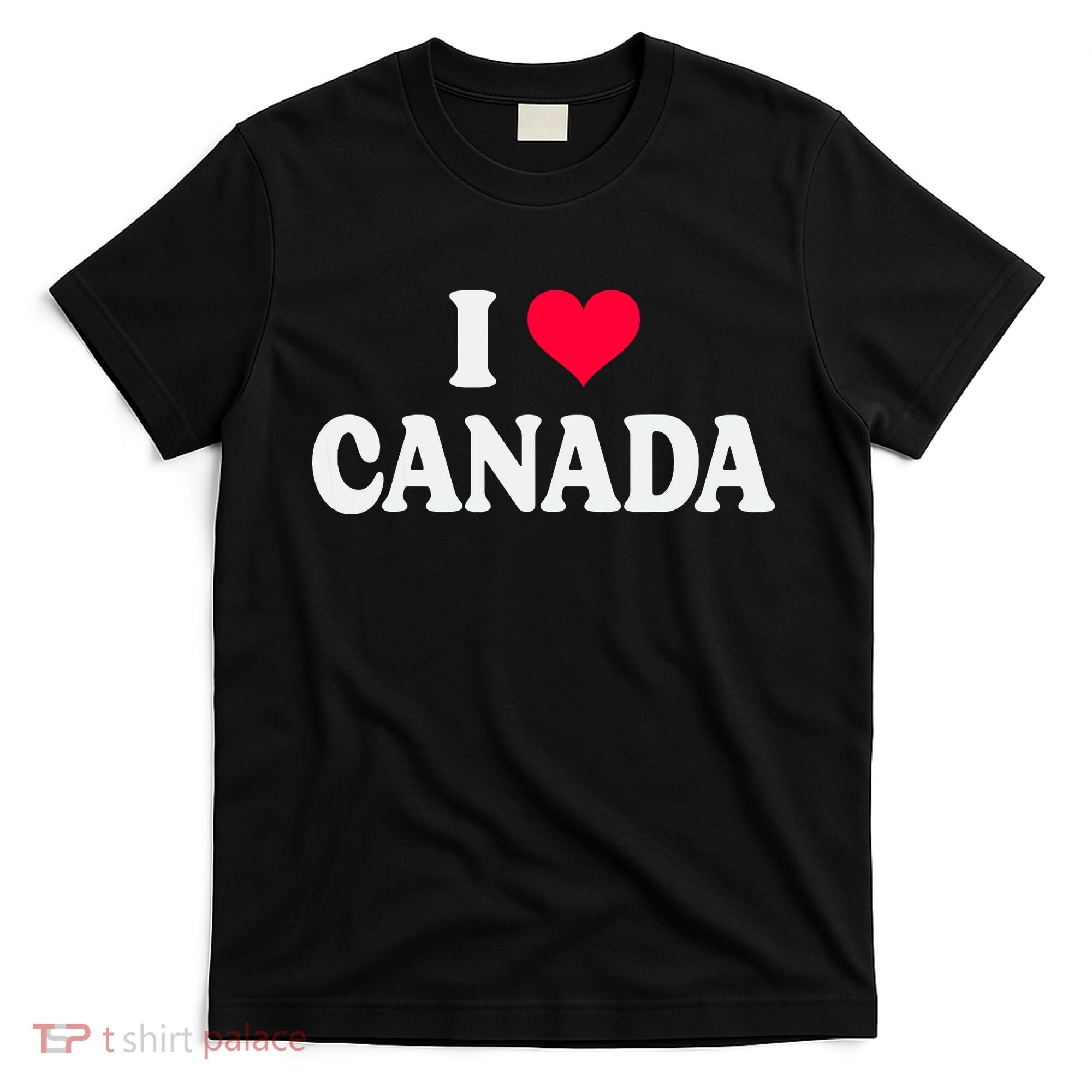 I Love Canada Day Heart Canadian T-Shirt