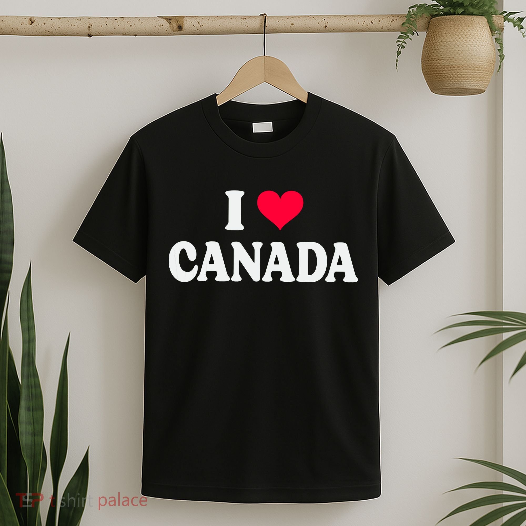 I Love Canada Day Heart Canadian T-Shirt