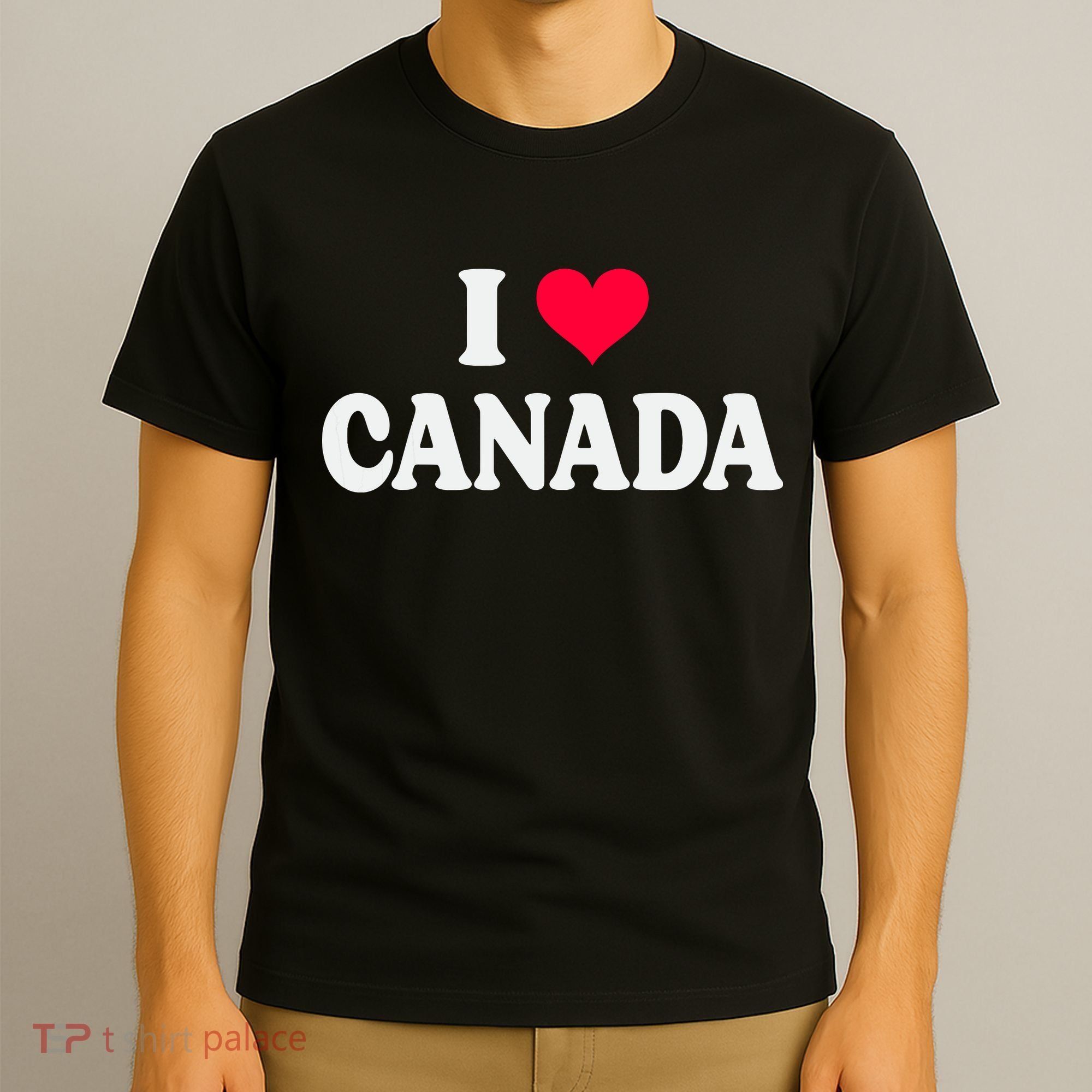 I Love Canada Day Heart Canadian T-Shirt