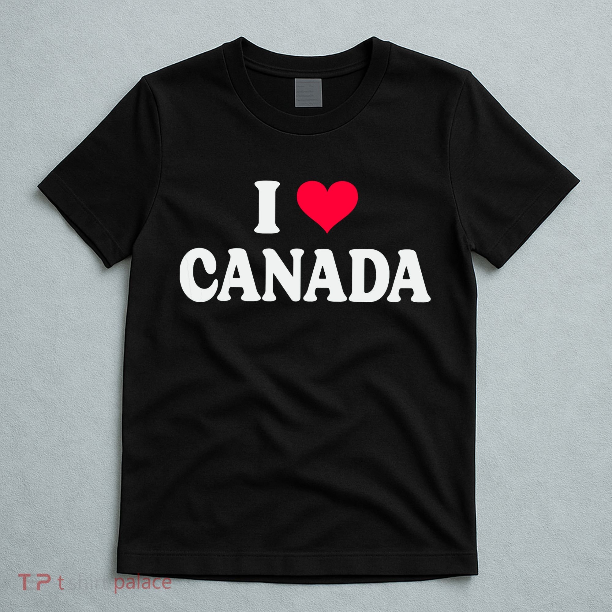 I Love Canada Day Heart Canadian T-Shirt