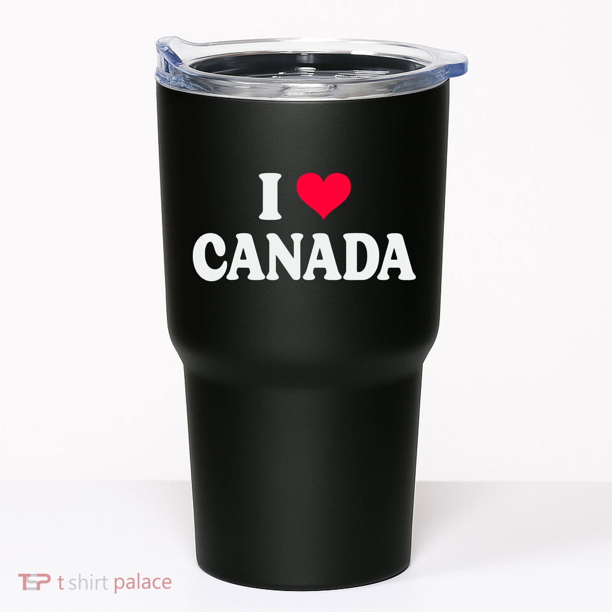 I Love Canada Day Heart Canadian Tumbler
