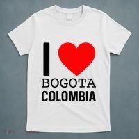 I Love Colombia Bogota Flag Map Colombian Souvenir Camiseta T-Shirt thumb 5