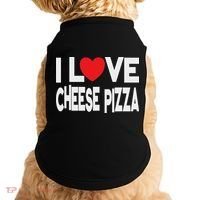 I Love Cheese Pizza Doggie Tank thumb 0