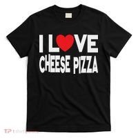 I Love Cheese Pizza T-Shirt thumb 0
