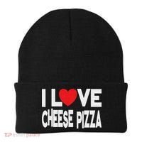 I Love Cheese Pizza Beanie thumb 0