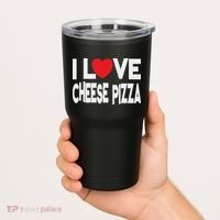 I Love Cheese Pizza Tumbler thumb 2