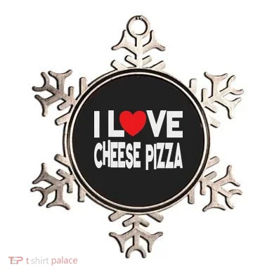 I Love Cheese Pizza Ornament