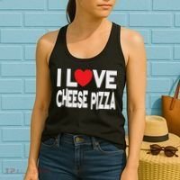 I Love Cheese Pizza Women's Tank Top thumb 2