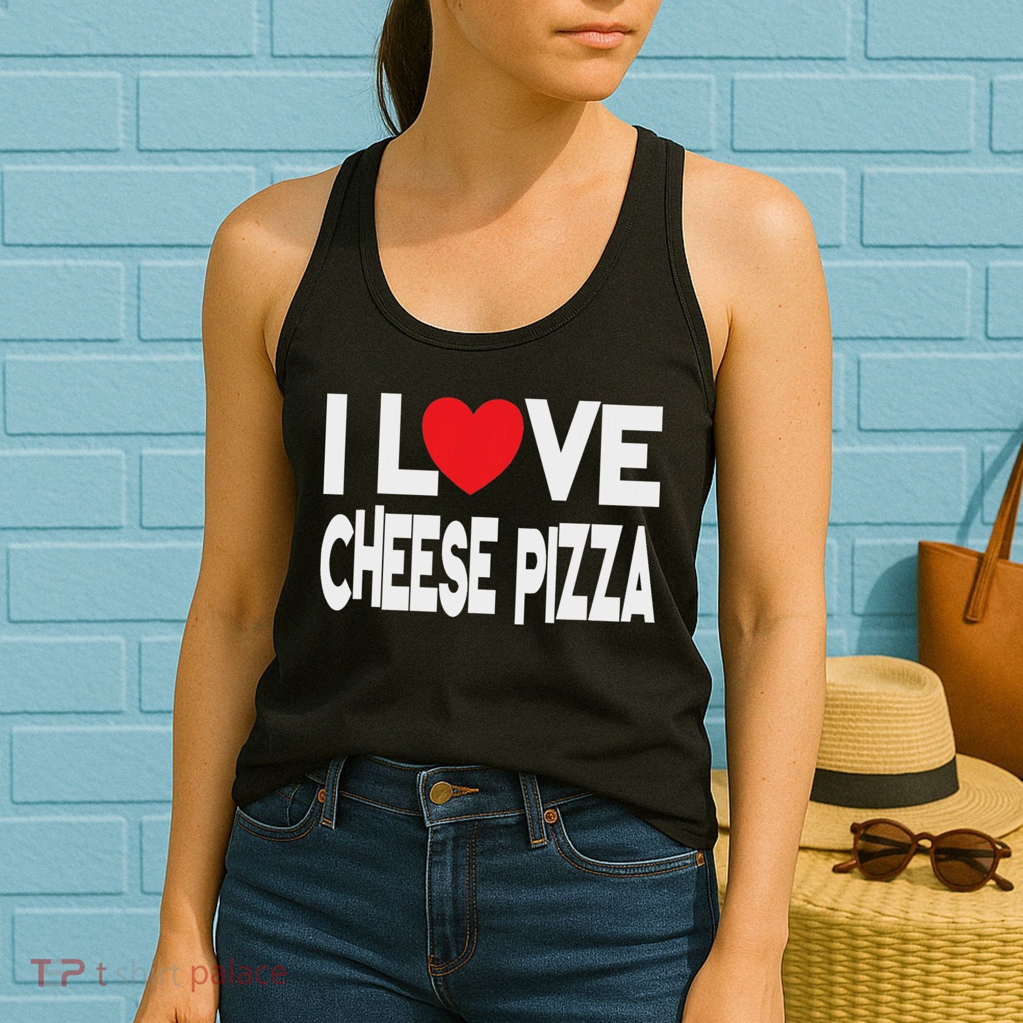 I Love Cheese Pizza Women's Tank Top