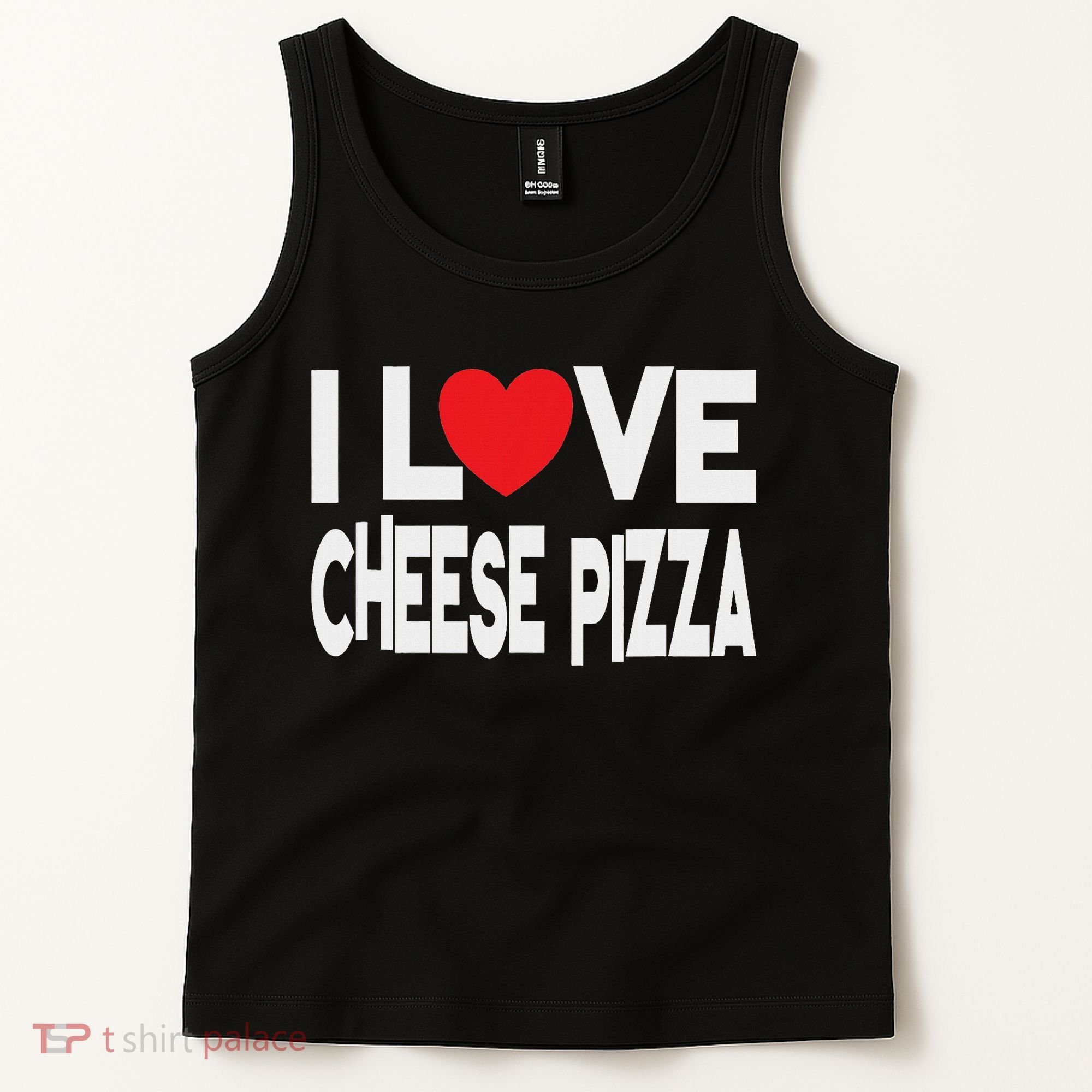 I Love Cheese Pizza Tank Top