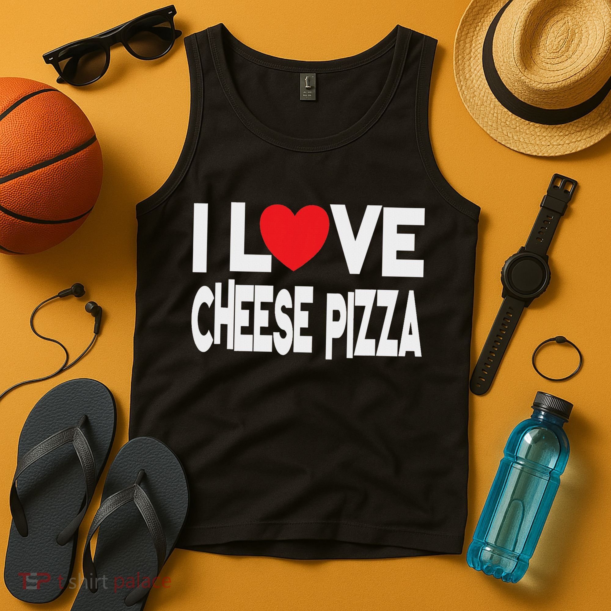 I Love Cheese Pizza Tank Top
