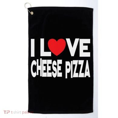 I Love Cheese Pizza Golf Towel
