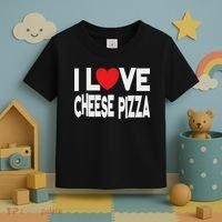I Love Cheese Pizza Toddler T-Shirt thumb 3