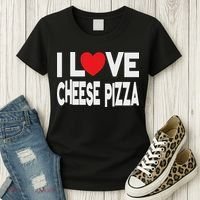 I Love Cheese Pizza Women's T-Shirt thumb 3