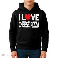 I Love Cheese Pizza Kids Hoodie thumb 4