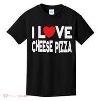 I Love Cheese Pizza Kids T-Shirt thumb 0