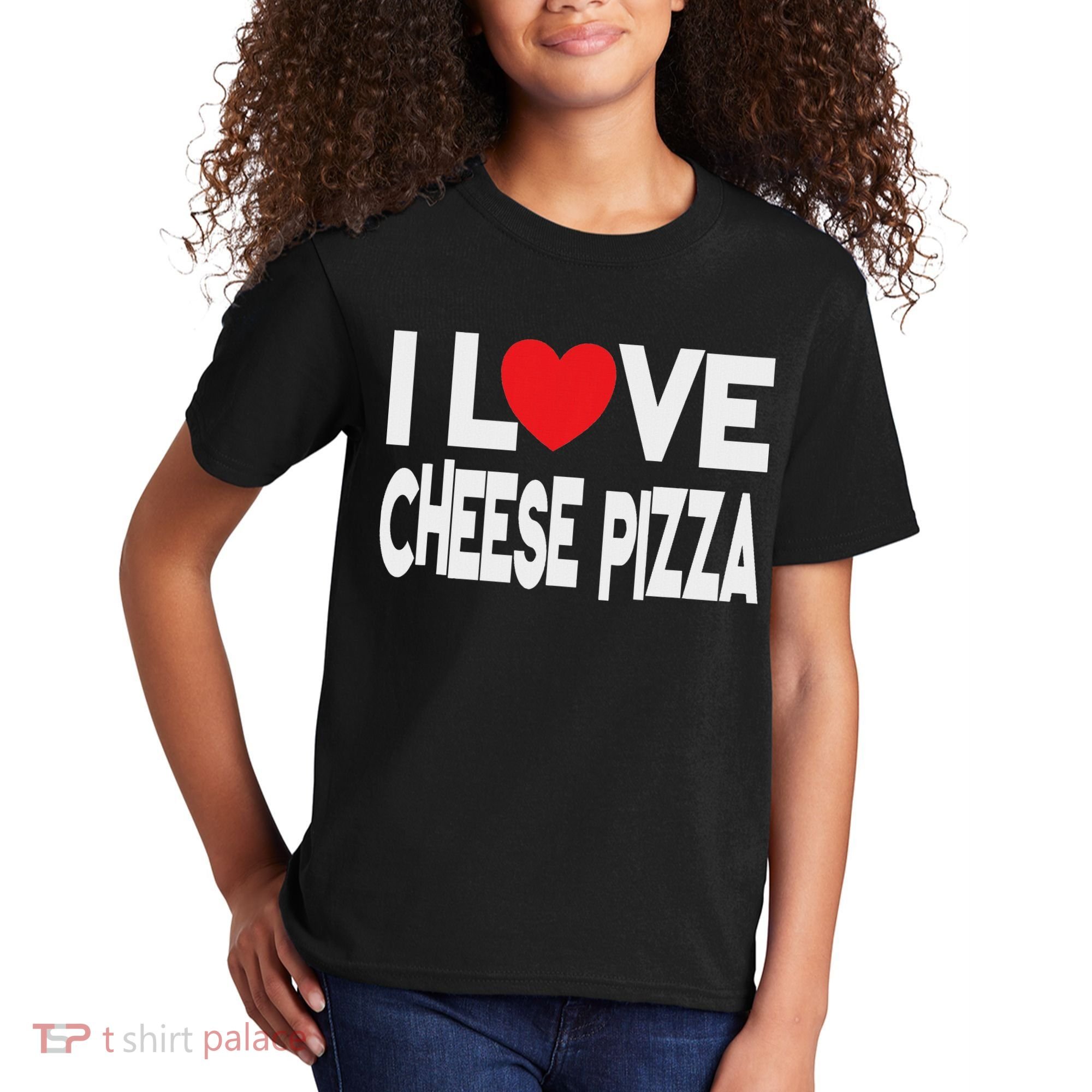 I Love Cheese Pizza Kids T-Shirt