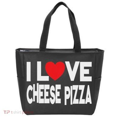 I Love Cheese Pizza Tote Bag