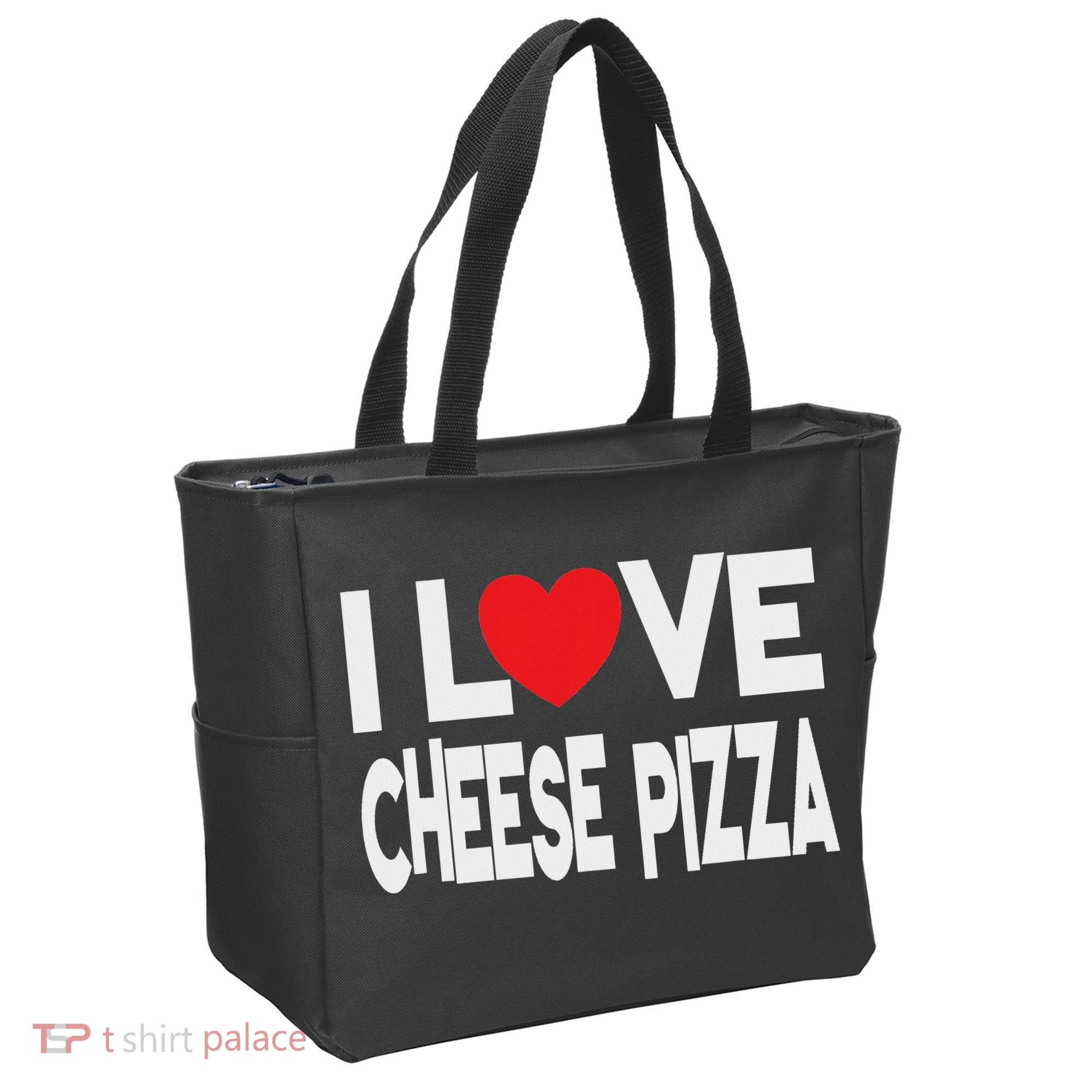 I Love Cheese Pizza Tote Bag