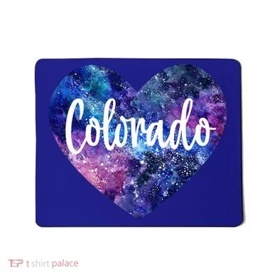 I Love Colorado Usa Cool Gift Mousepad