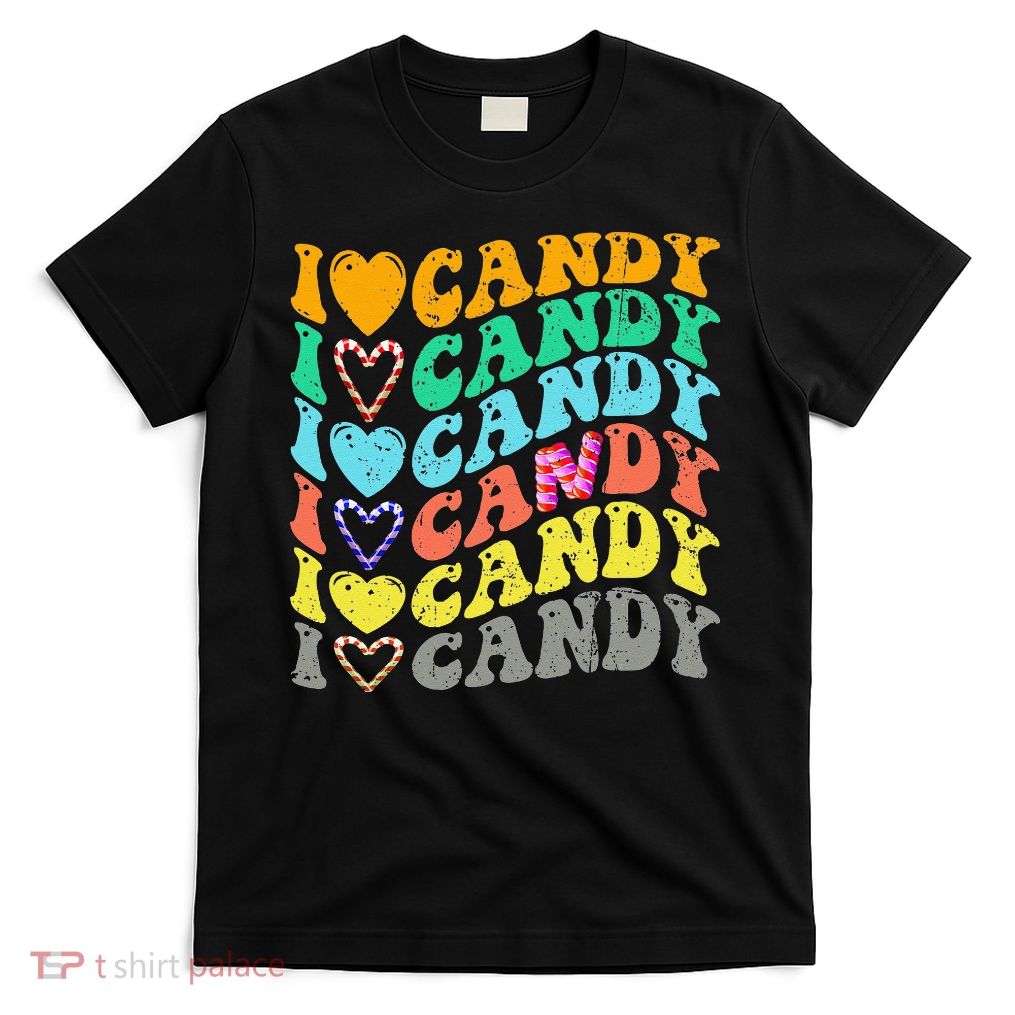 I love Candy Halloween Party Cute Trick or Treat Candyland T-Shirt