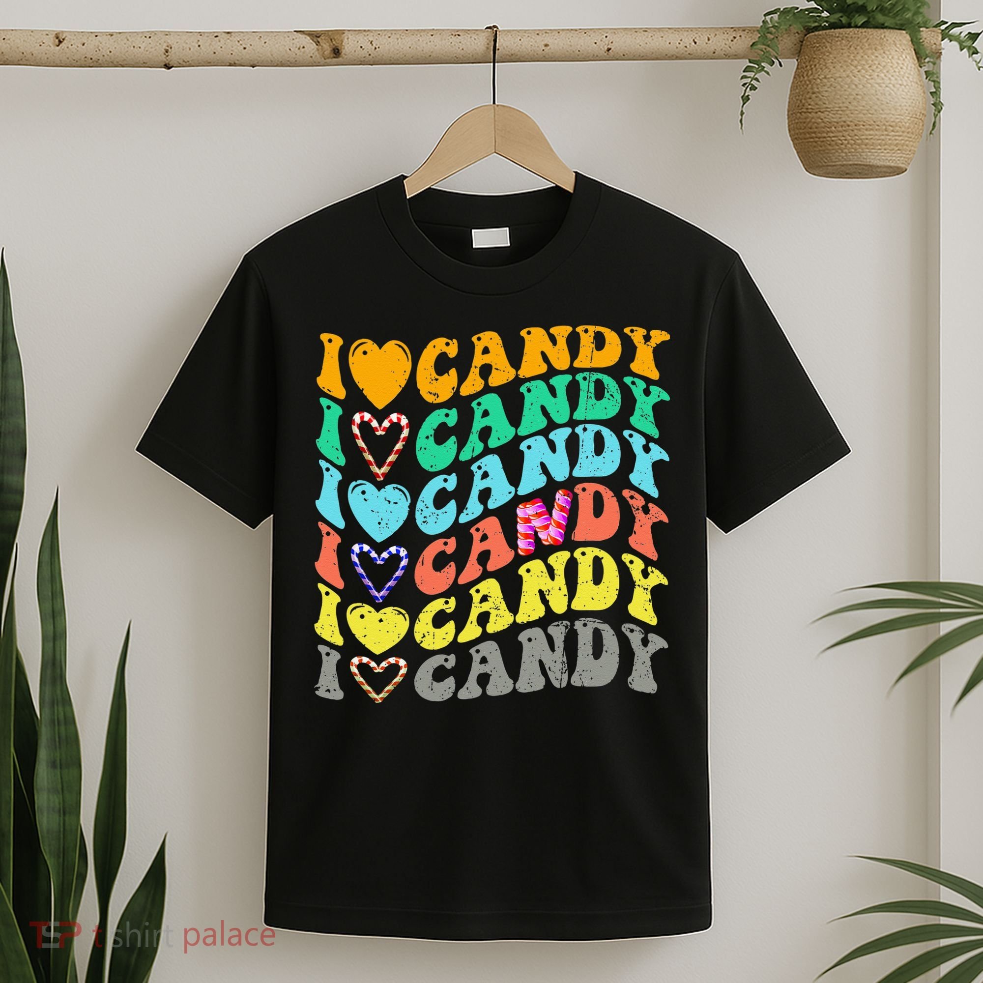 I love Candy Halloween Party Cute Trick or Treat Candyland T-Shirt