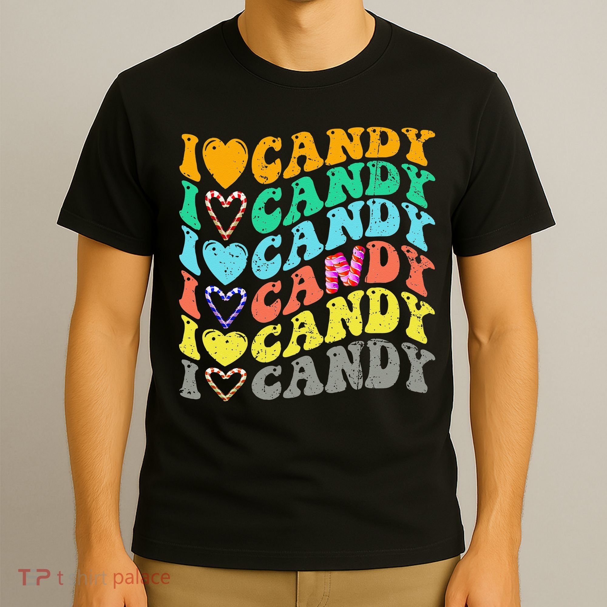 I love Candy Halloween Party Cute Trick or Treat Candyland T-Shirt