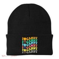 I love Candy Halloween Party Cute Trick or Treat Candyland Beanie thumb 0