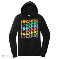 I love Candy Halloween Party Cute Trick or Treat Candyland Women's Hoodie thumb 0