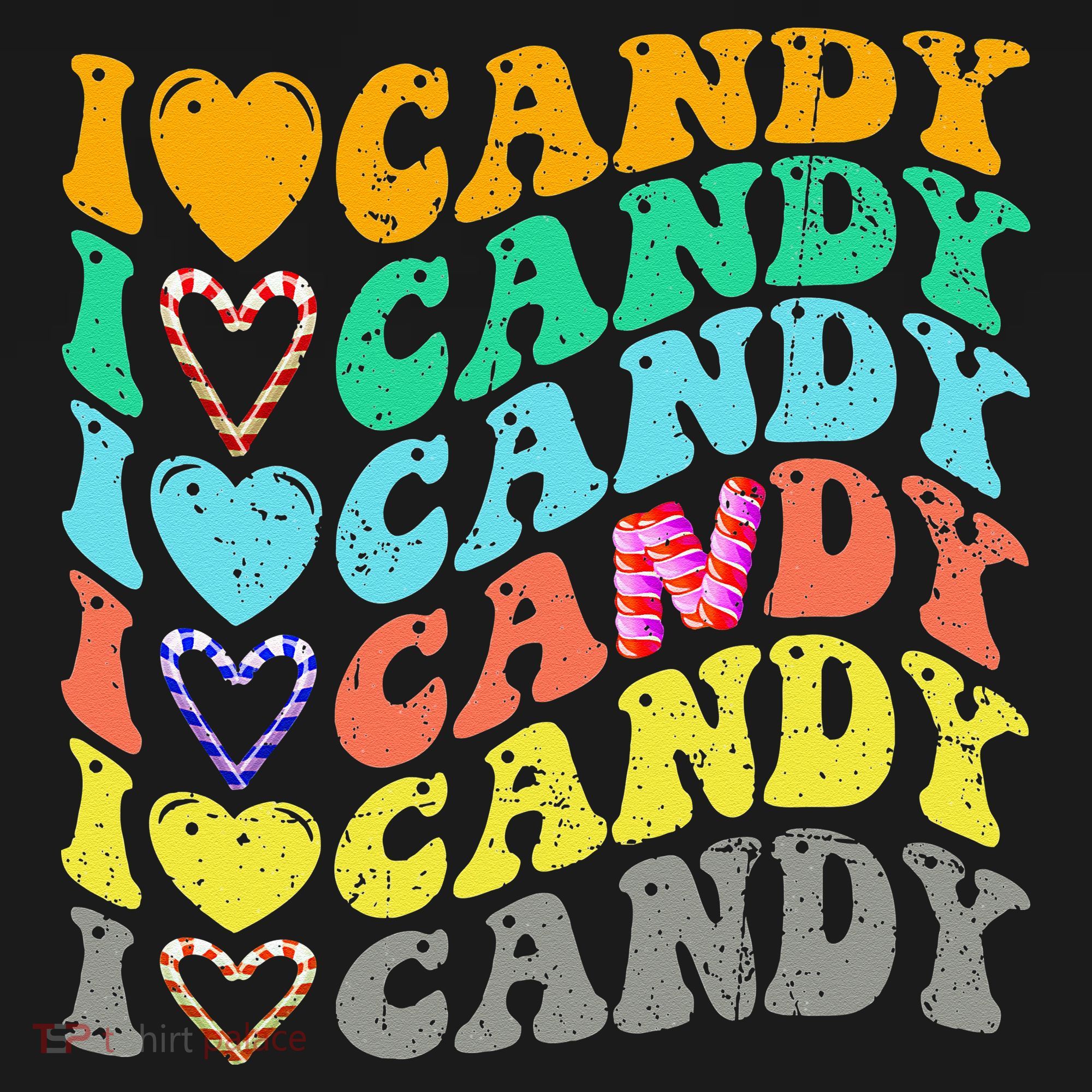 I love Candy Halloween Party Cute Trick or Treat Candyland Ornament