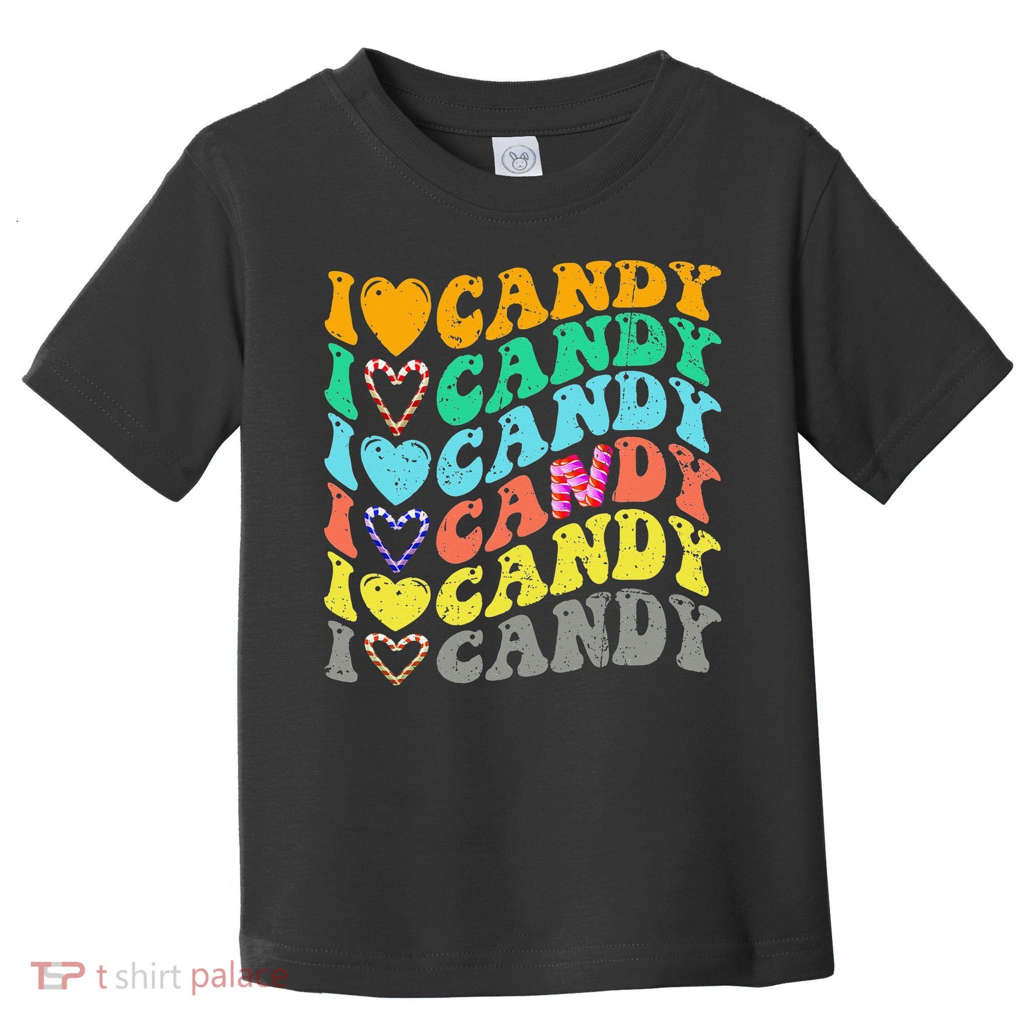 I love Candy Halloween Party Cute Trick or Treat Candyland Toddler T-Shirt