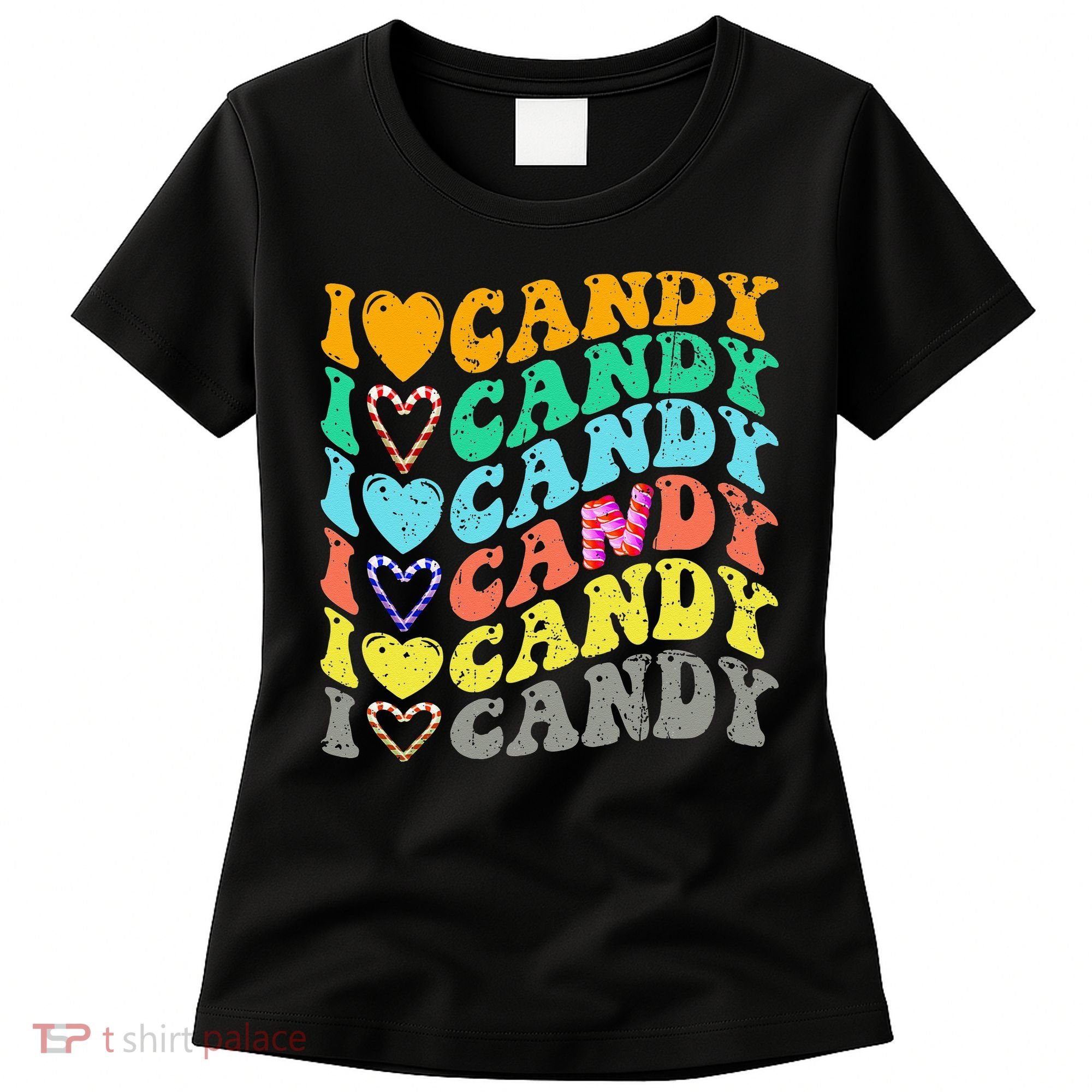I love Candy Halloween Party Cute Trick or Treat Candyland Women's T-Shirt