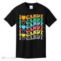 I love Candy Halloween Party Cute Trick or Treat Candyland Kids T-Shirt thumb 0