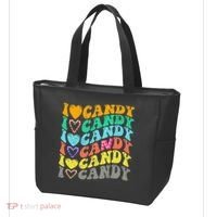 I love Candy Halloween Party Cute Trick or Treat Candyland Tote Bag thumb 3