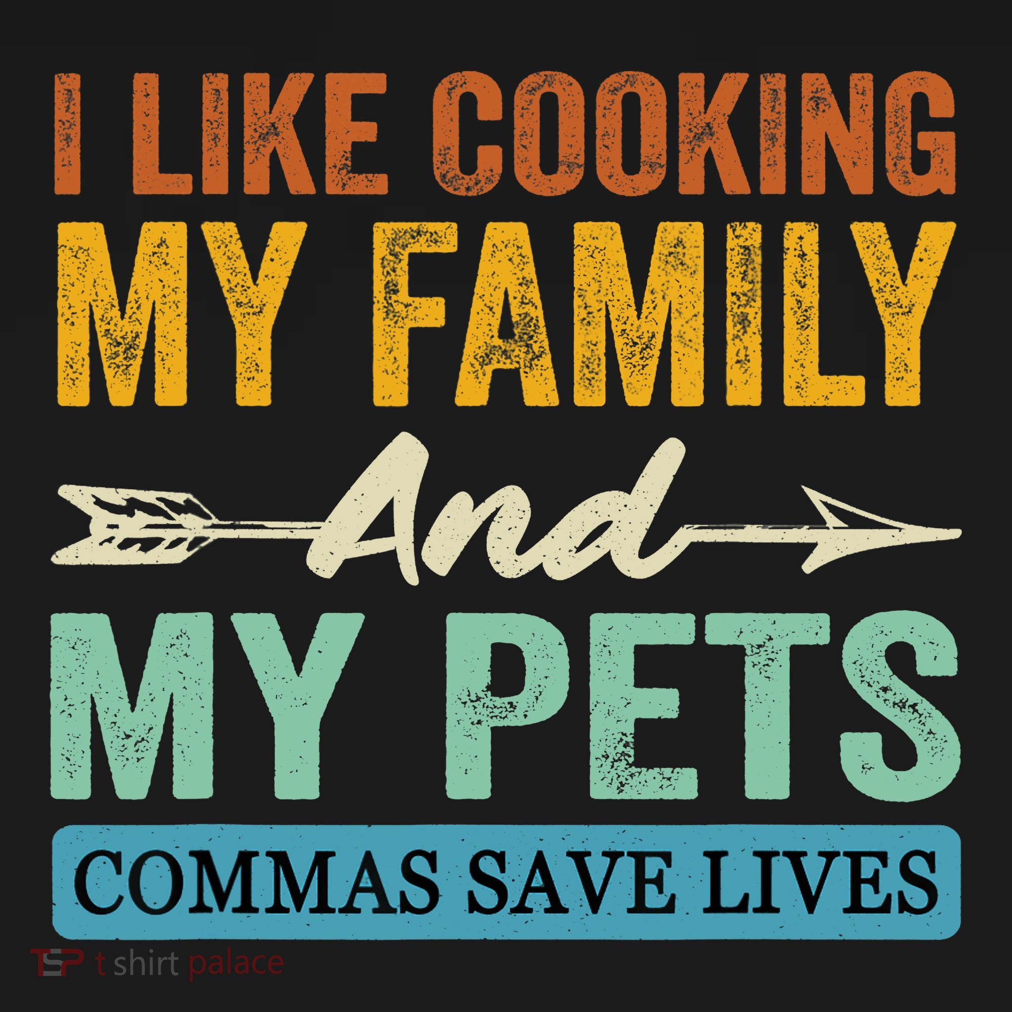 I Like Cooking My Family And My Pets Commas Save Lives Ornament