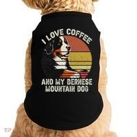 I Love Coffee And My Bernese Dog Berner Mountain Doggie Tank thumb 0