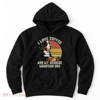 I Love Coffee And My Bernese Dog Berner Mountain Hoodie thumb 0