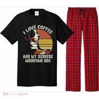 I Love Coffee And My Bernese Dog Berner Mountain Pajama Set thumb 0