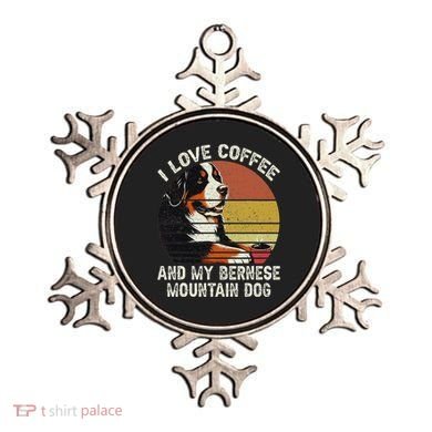 I Love Coffee And My Bernese Dog Berner Mountain Ornament