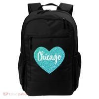 I Love Chicago Usa Heart Meaningful Gift Backpack thumb 0