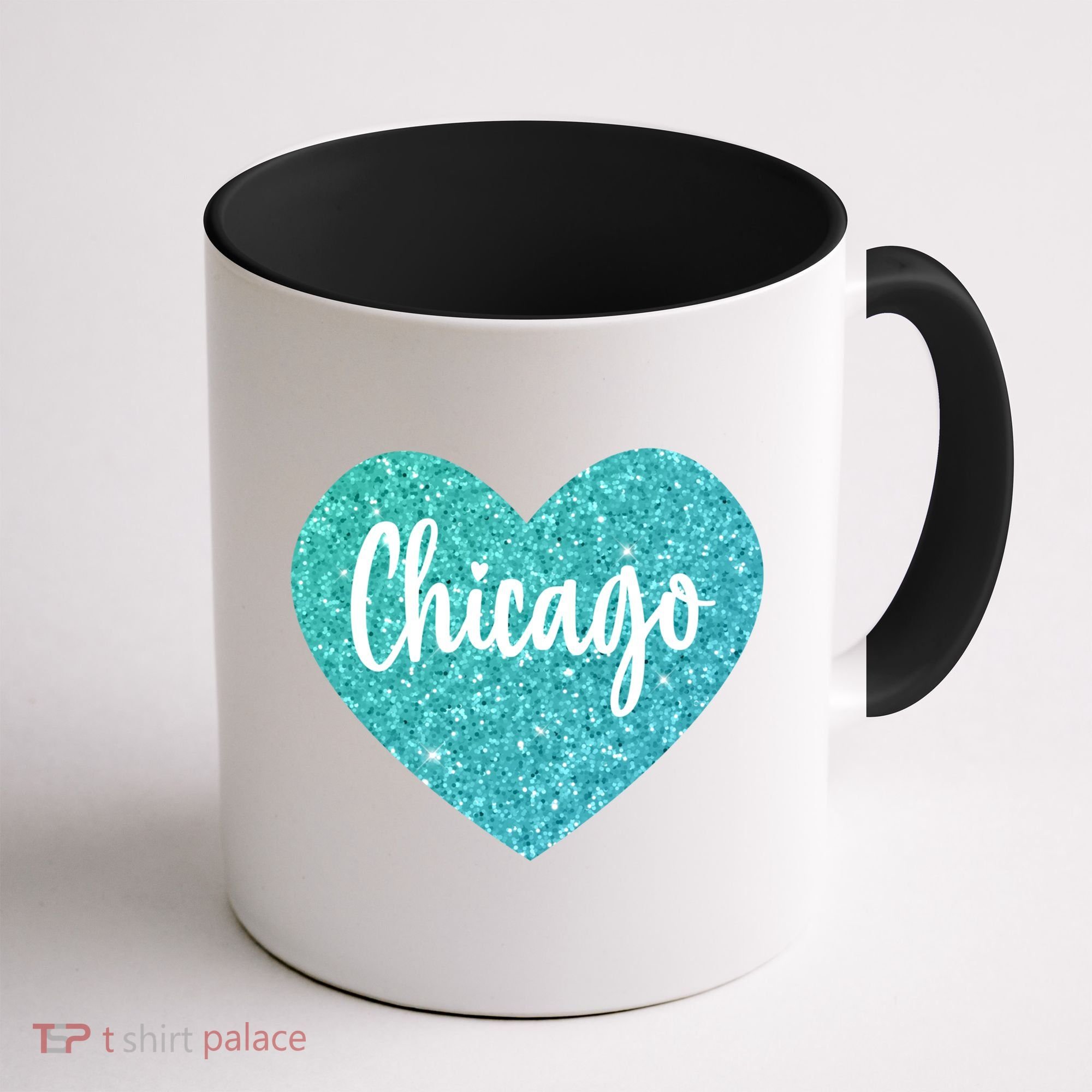 I Love Chicago Usa Heart Meaningful Gift Coffee Mug