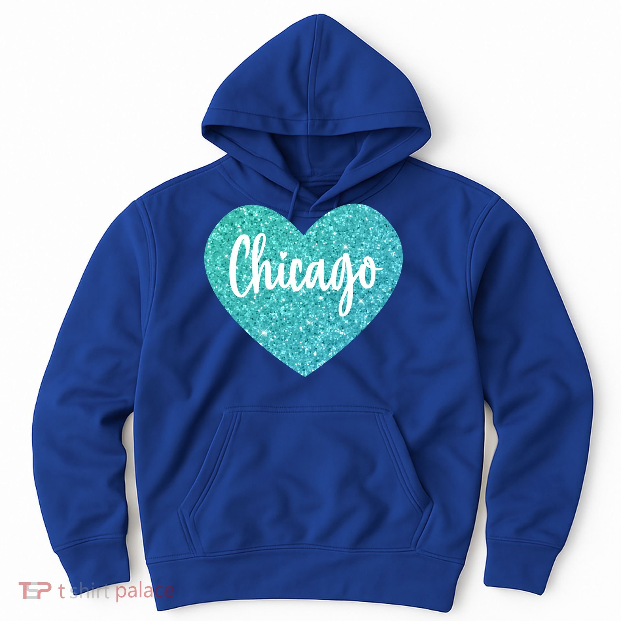I Love Chicago Usa Heart Meaningful Gift Hoodie