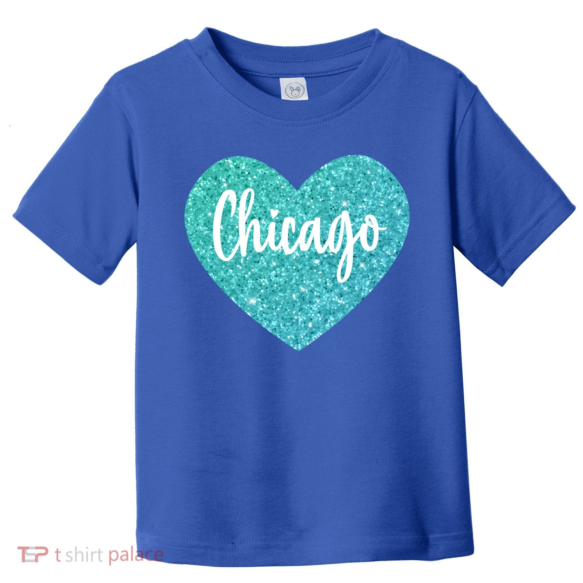 I Love Chicago Usa Heart Meaningful Gift Toddler T-Shirt